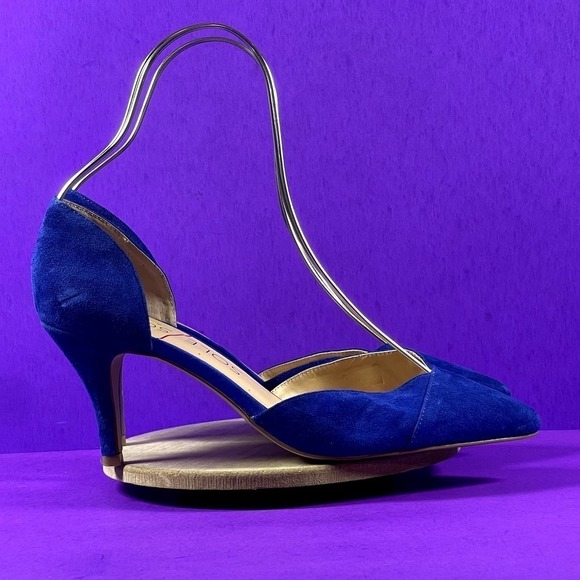 Sole Society Women's Royal Blue Pointed‎ Toe Robbie Pumps Shoe Size 9 - Picture 1 of 7